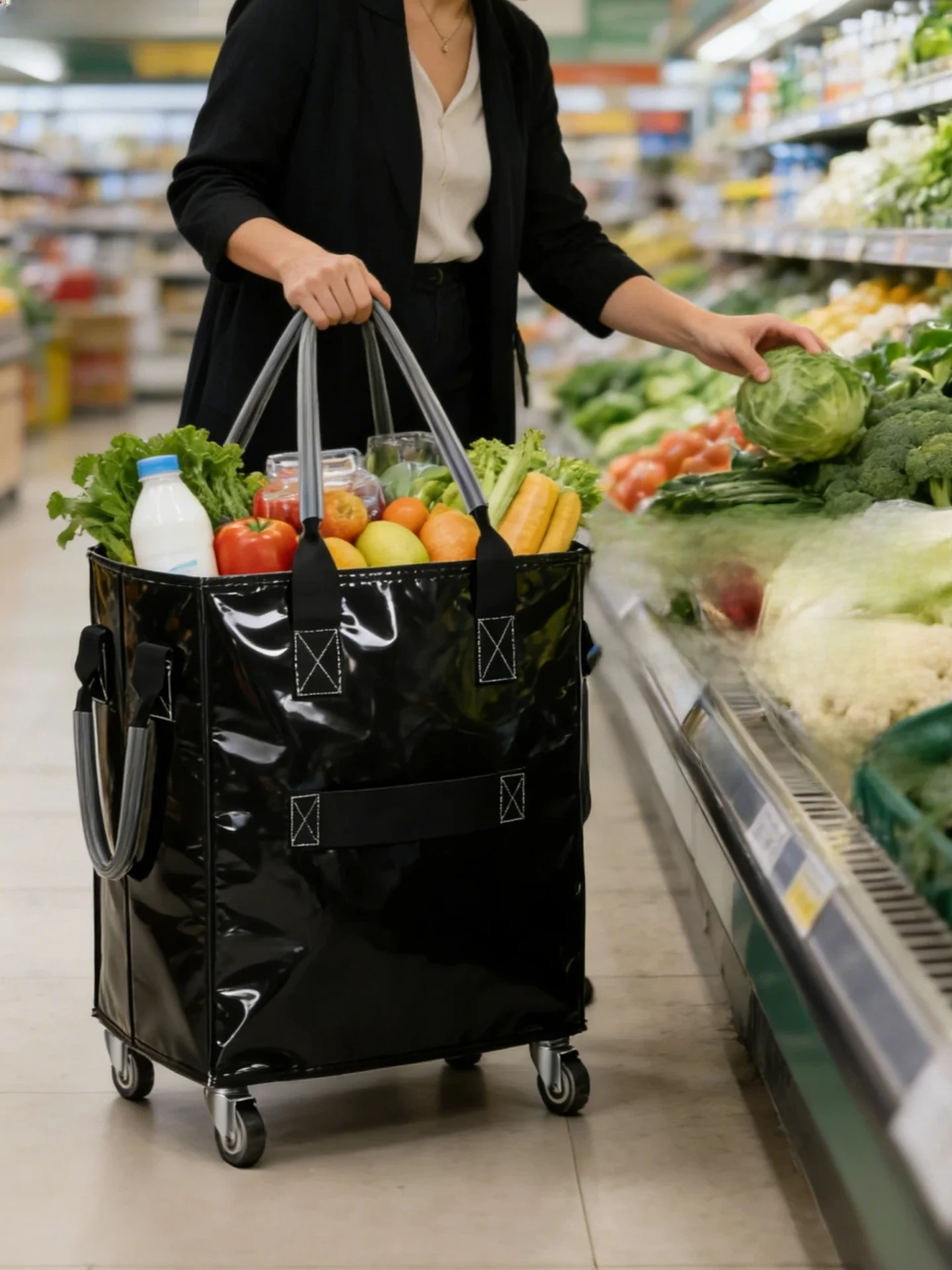 chariot-de-courses-portable-haoken-durable-avec-roues-robustes-corps-en-plastique-pliable-pour-le-shopping-et-le-camping-roues-en-caoutchouc-silencieuses