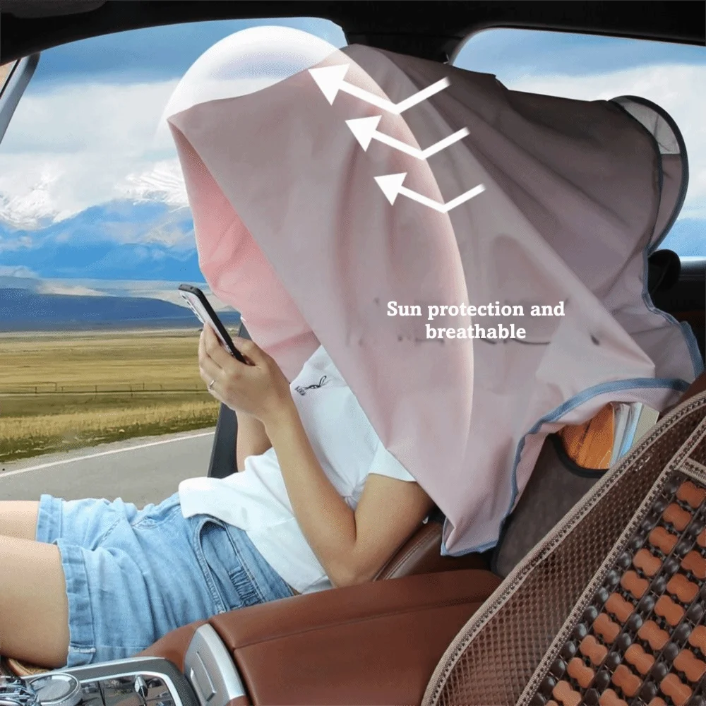 Car Interior Sunshade Car Interior Sunshade Body Cover UV Protection Body Cover Compact Full Face Mask Sun Blocker Vehicle Rest