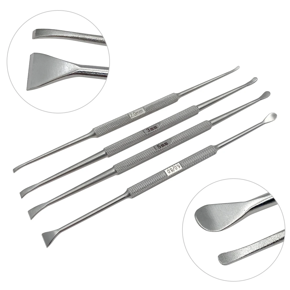 Stainless Steel  Elevators Double Bone Peeling Knife Periosteal StripperOrthopedic Surgical Instrument