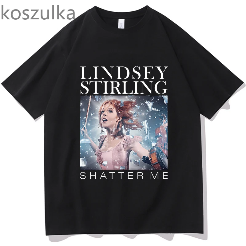 Lindsey Stirling Survive T-shirts Men Women Short Sleeve Summer Tee-shirt 2024 Album Graphic Printing Tshirts Unisex Streetwear