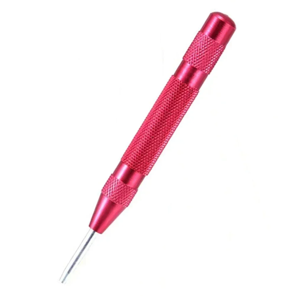 1pc Automatico Center Pin Punch Primavera Marcatura Fori Strumento HSS Center Punch Dot Punch Marcatura di Perforazione Per Metallo/Vetro/Legno