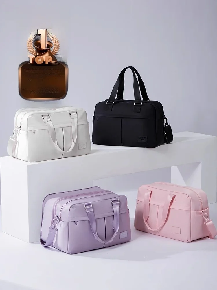 Large Capacity Sport Travel Bag Handheld Hanke Luggage Storage Bag for Business Trip Casual Outing Fashionable Candy Color