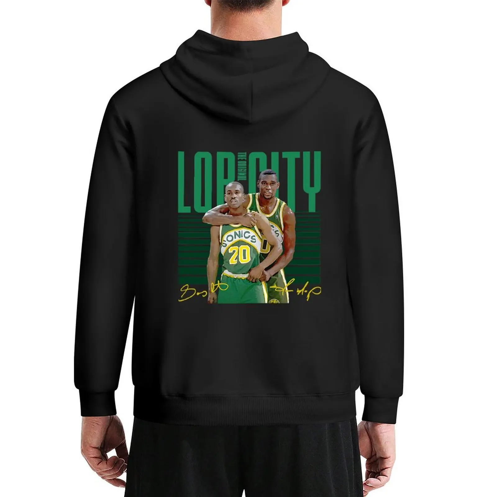 

Shawn Kemp Gary Payton Seattle Sonics T-ShirtKemp x Payton Hoodie anime clothes mens clothing blouse tracksuit men