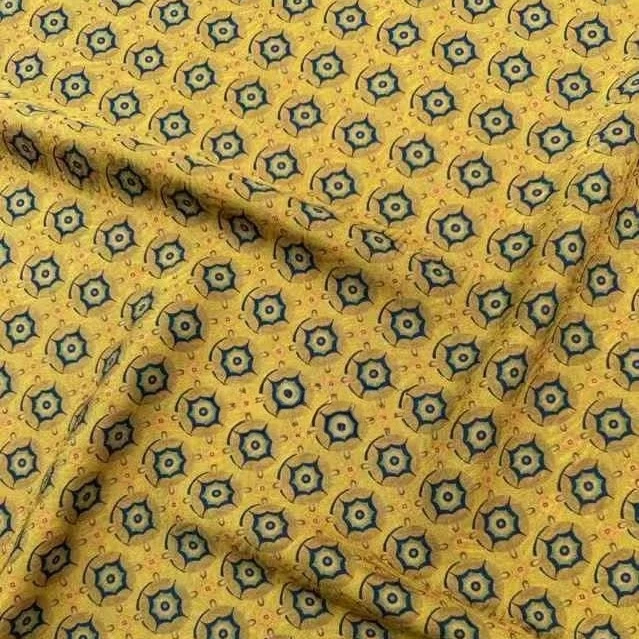 

114 см, толстая желтая шелковая ткань Hualuo шириной 25 мм со специальным принтом для шитья своими руками, горячее сезонное платье, юбка, брюки R2134