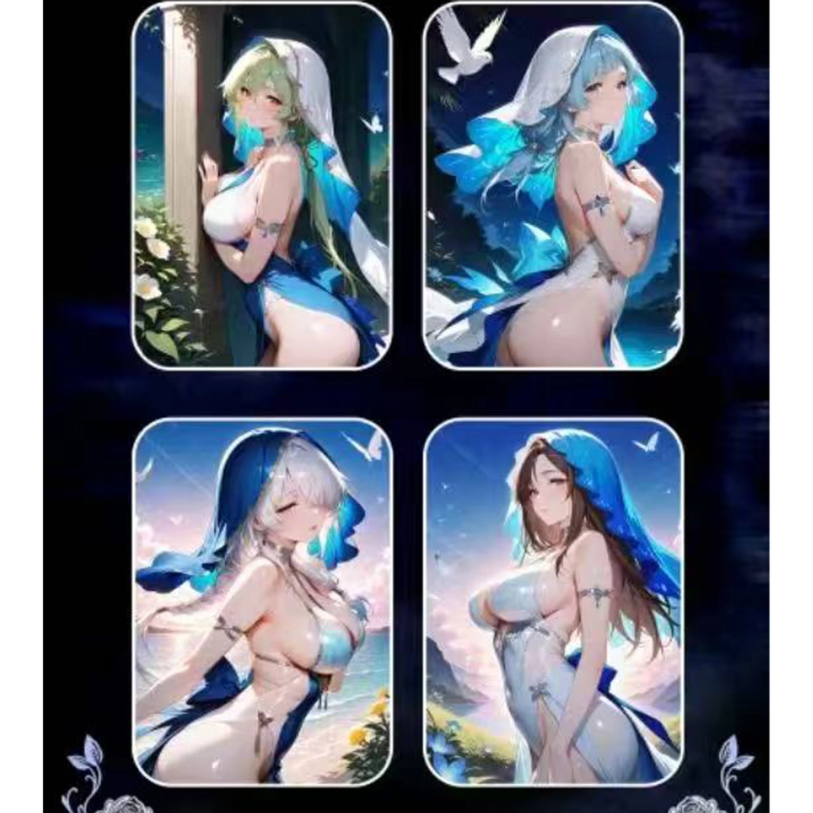 最新の卸売女神ストーリーコレクションカードキャラクター妻カード「スペル戦争に戻る」ゲームカード恋人カードアニメおもちゃカード