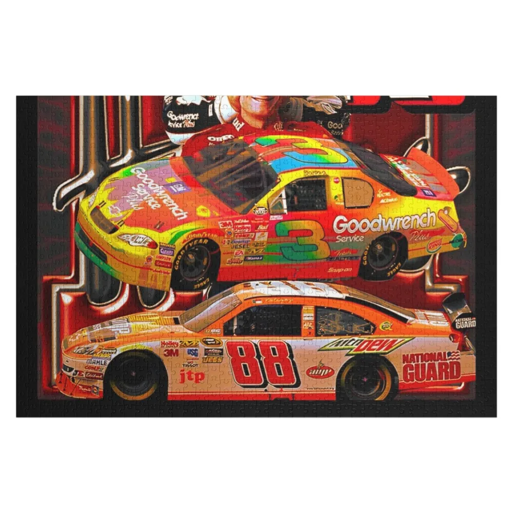 Dale earnhardt and jr Jigsaw Puzzle Personalized Gift Married Works Of Art Customized Gifts For Kids Custom Child Gift Puzzle