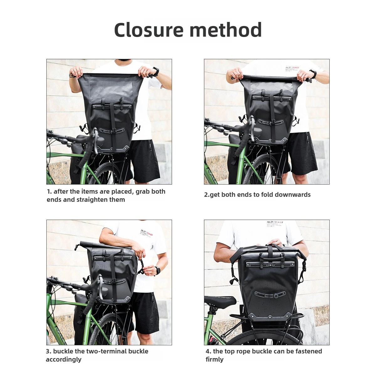 กระเป๋าจักรยานกันน้ำ 25 ลิตร ก - Panniers Waterproof Rear บทวิจารณ์และราคา