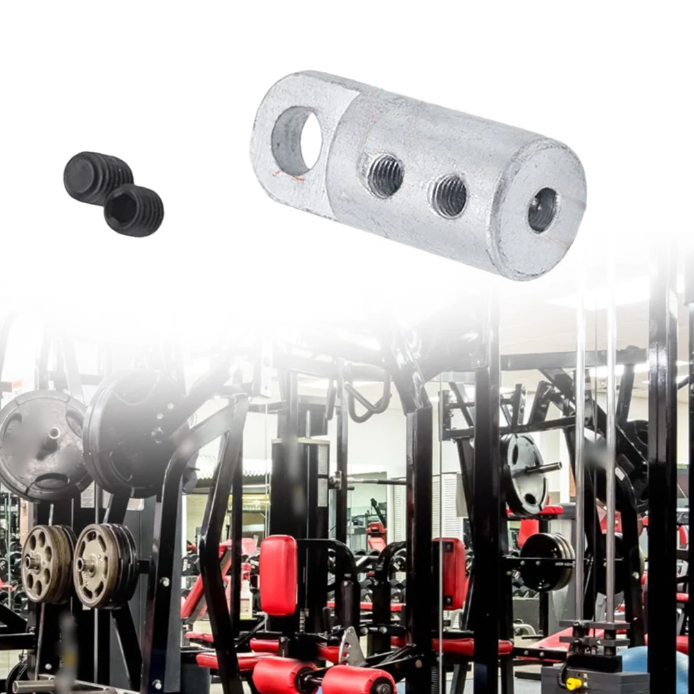 Drahtseil-Anschlussklemme für Fitness-Kabelzugsysteme, passend für 5mm-6mm Kabel, Stahlohr mit Gummistopper für Lat Pulldown Rows