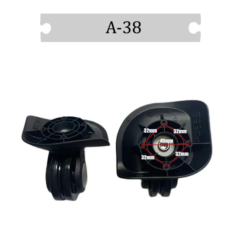 Suitable For Hongsheng A-38 Universal Wheel Silent Wheel Luggage Anti-wear Wheels Replaceable Wheels Flexible Rotation Wheels
