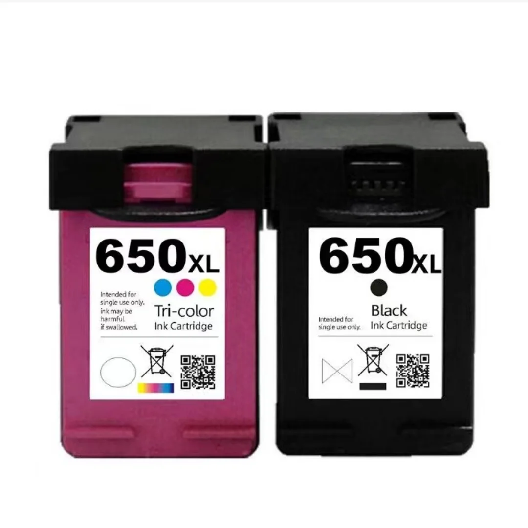 Compatible 650XL Ink Cartridge Replacement for HP 650 HP650 XL for hp Deskjet 1015 1515 2515 2545 2645 3515 4645 Printer