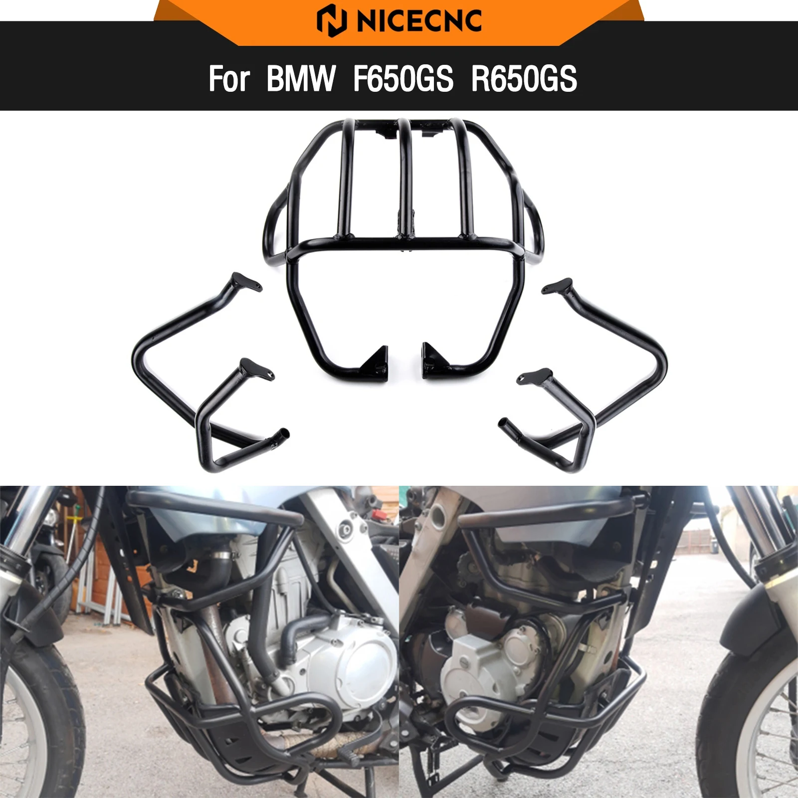 

For BMW F650GS/Dakar 1999-2007 G650GS 2008-2015 Engine Guard Crash Bars Protection G650GS Sertao2010-2014 F 650 GS G 650 GS
