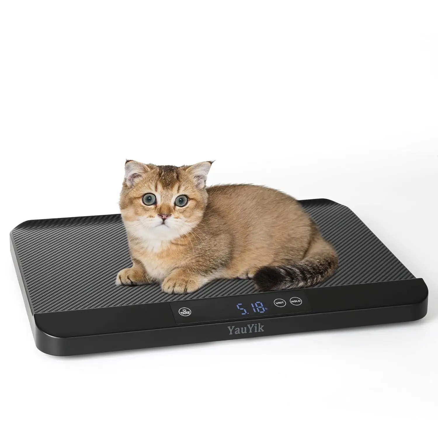 

Digital Pet Scale for Accurate Weighing of Small Pets, Puppies, Cats with LED Display and Non-Slip Mat