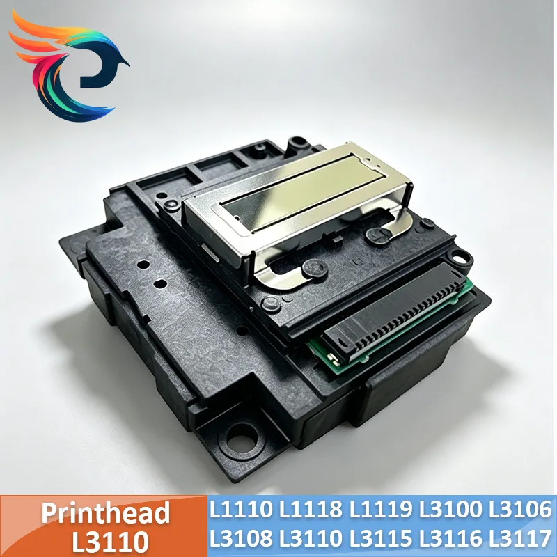 L3110 Printhead Original Print Head For Epson L1110 L3110 L3150 WF-2630 Replacement Printing Head for Multiple EcoTank Printer M