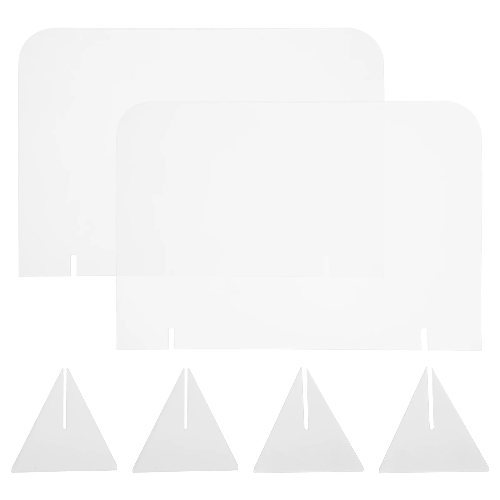 قطعتان من لوحات الرسائل المصنوعة من الأكريليك ذات سطح كتابة سلس ولوحات ملاحظات لسطح المكتب للأطفال في المدارس العائلية والرسم الإبداعي