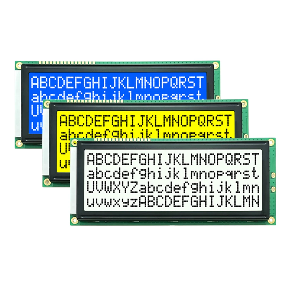 LCD 2004B Display Module 20x4 Large Character LCD Screen Display 20X04 5.0V or 3.3V Power Supply ST7066 Drive Multiple Display