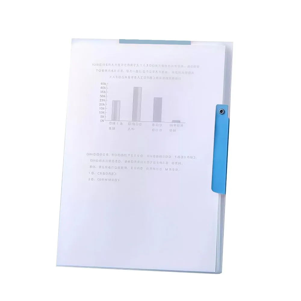 

Прозрачная папка для файлов с качающимся стержнем A3/A4, двойные зажимы, зажим для документов, органайзер для тестовой бумаги с боковым отверстием для школьного офиса