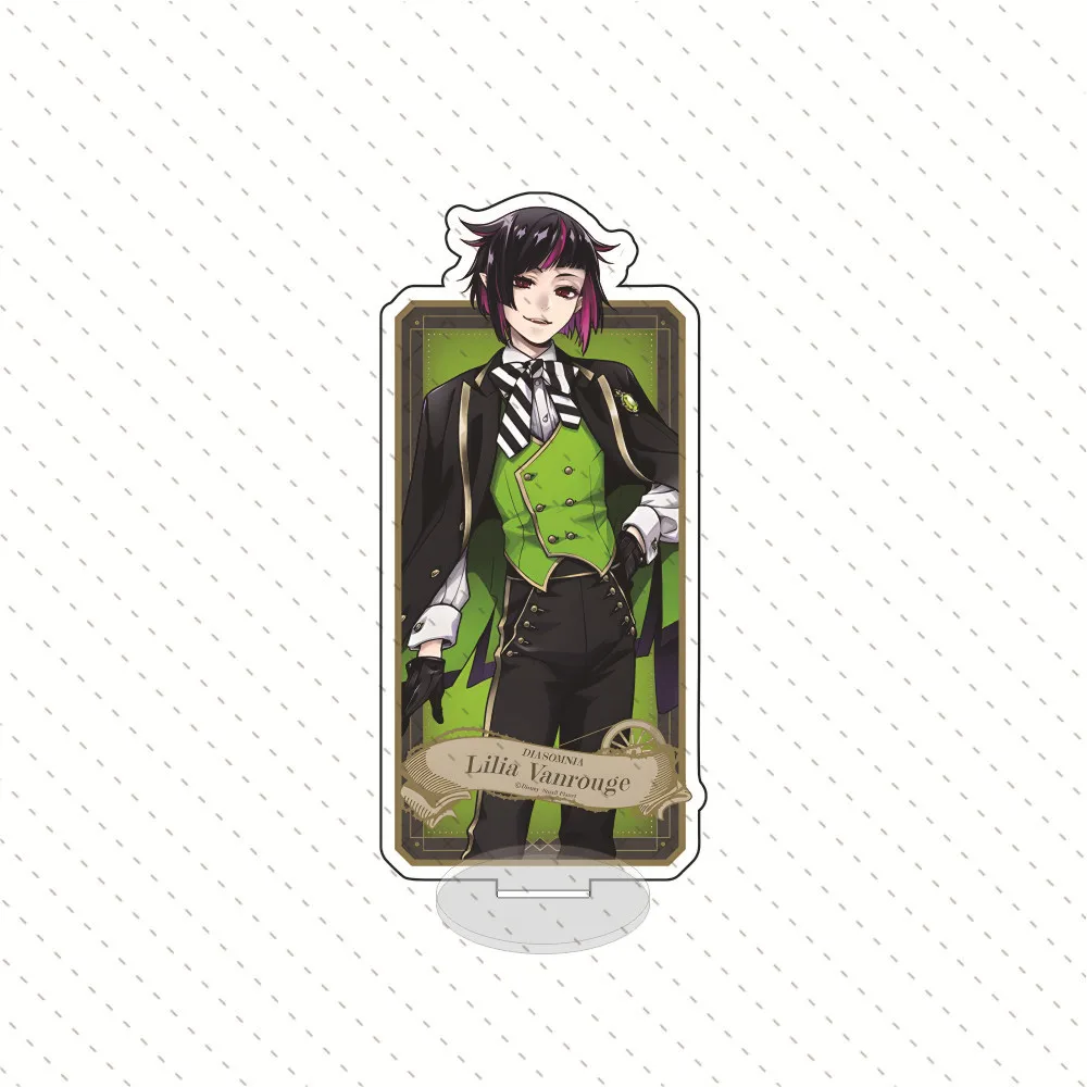 Twisted Wonderland Riddle Floyd Azul Silver Ace Idia Acrylic Stand Clear Printed Desk Display Collectible Decor keychain