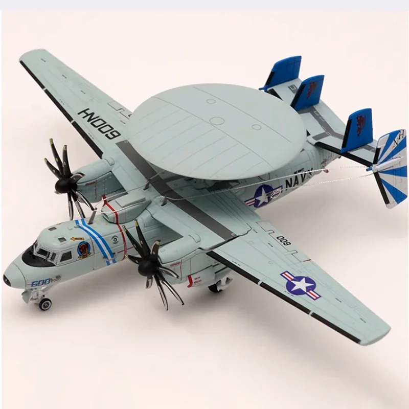 

Diecast 1:144 Scale E-2D early warning aircraft VAW-121 blue CVN68 Alloy Finished Simulation Model Souvenir Gifts For Adult Boy