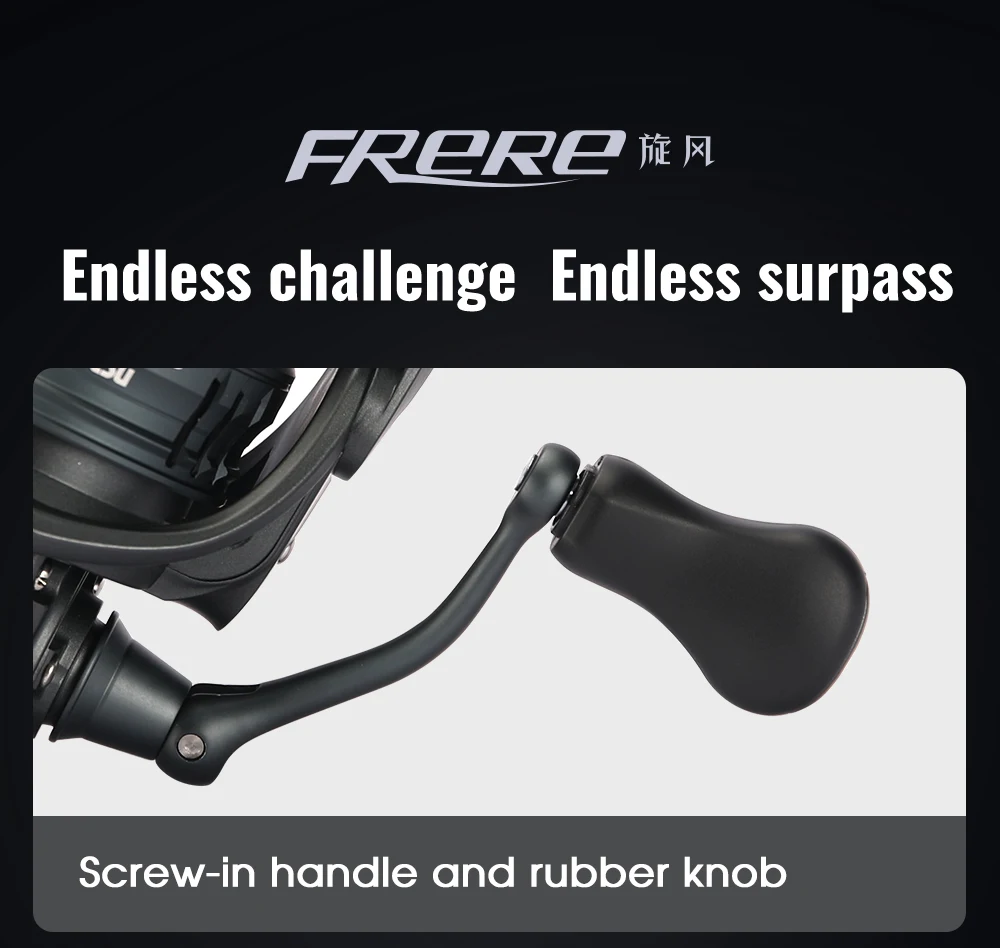 TSURINOYA Ultraleichte Spinnrolle FRERE C2000S 2500S 3000M Tintenfisch Forelle 155g Karbonkörper Flache Spule Vielseitig Einsetzbar – Detail 26