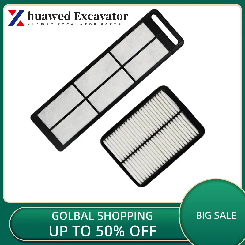 Sany 65-9 75-9 65-10 75-10 Air Conditioning Filter Element Sany 65c 75c-9 Filter Screen Excavator Accessories