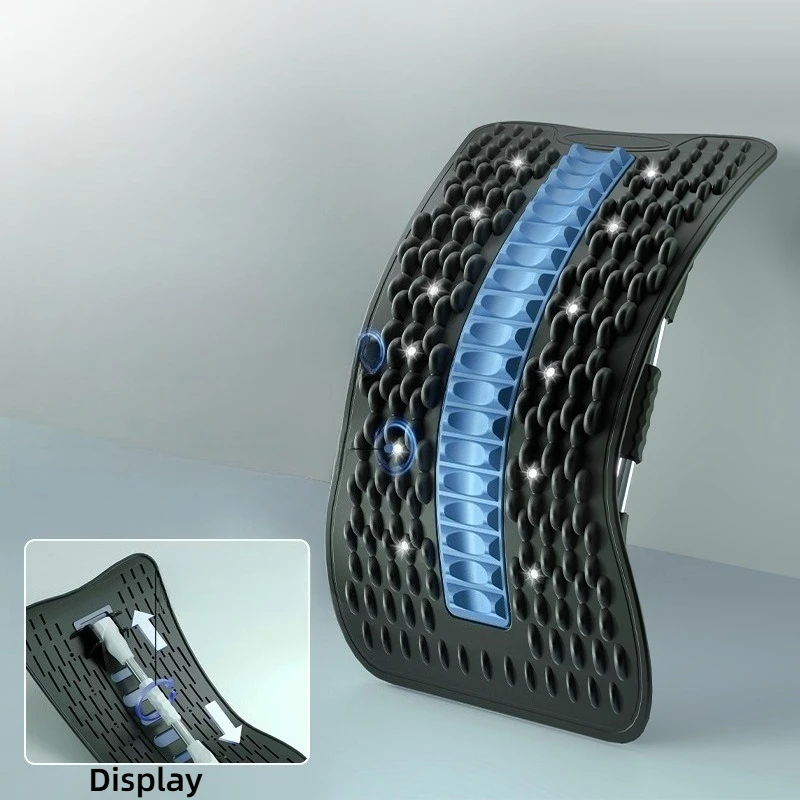 Lumbar Stretcher Back Relief Device Waist Traction Massager, Home Spine Correction Relax Exercise Tool view 6