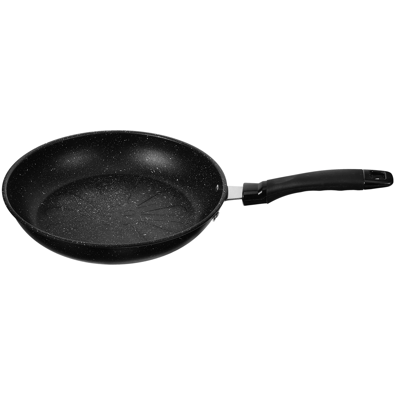 

26Cm Non-Stick Omelette Pan Thickened Deep Frying Cooking Pan Maifanite Stone Coating Heat Resistant Handle Flat Bottom For