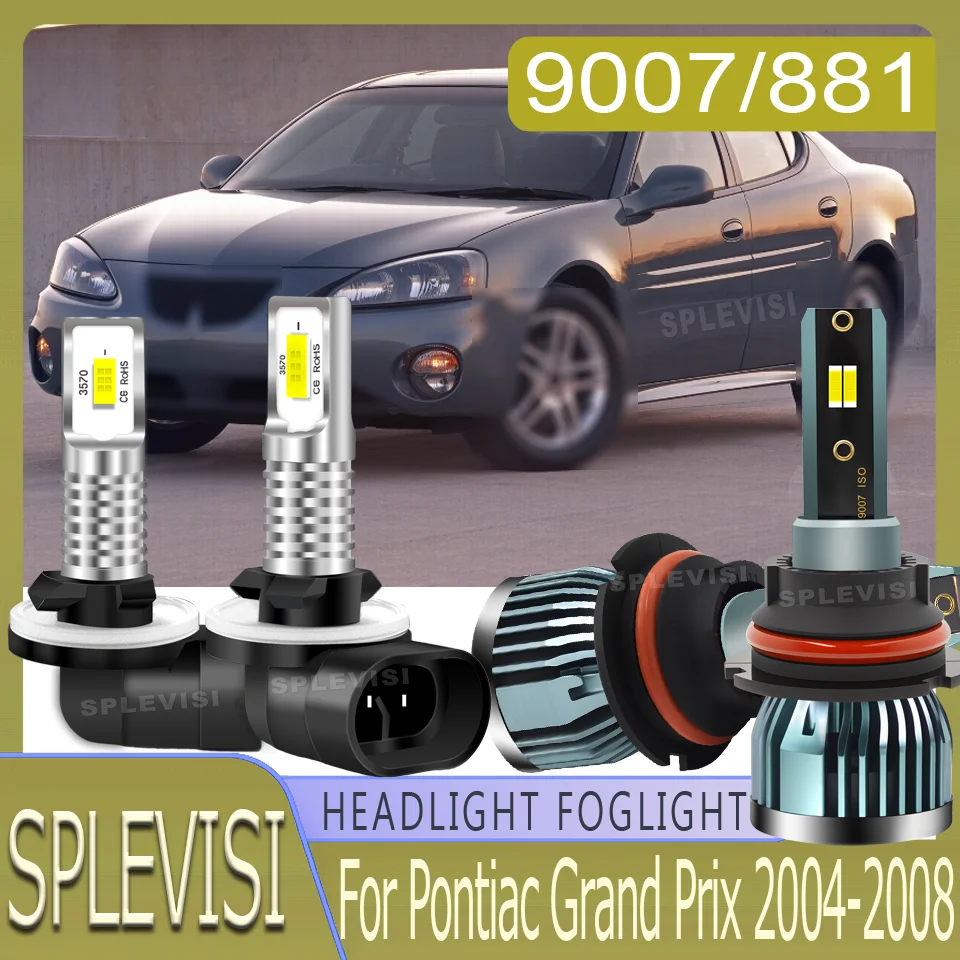

Efficient Heat Removal Shock-Resistant Durable & Strong LED Headlight foglight For Pontiac Grand Prix 2004 2005 2006 2007 2008