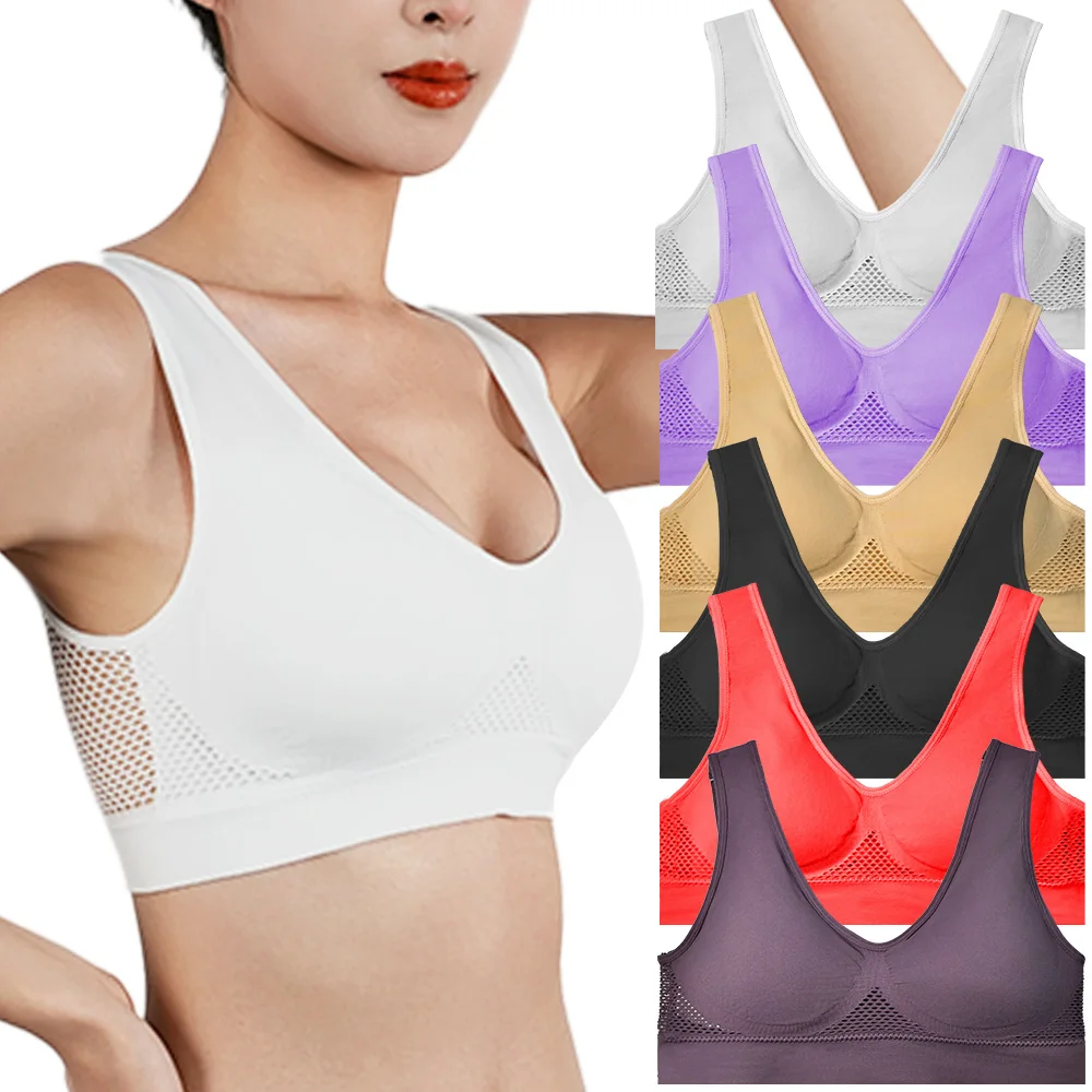 1PC Womens Yoga Vest Beautiful Back Sports Bras Running Fitness Shockproof Upper Soft Support Underwear High-Strength Gym Tank