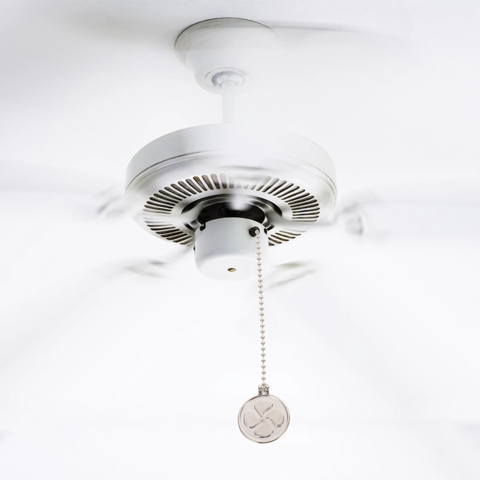 

2 Pcs Ceiling Fan Pendant Chain for Pull Light Extension Decorate Hanging Metal