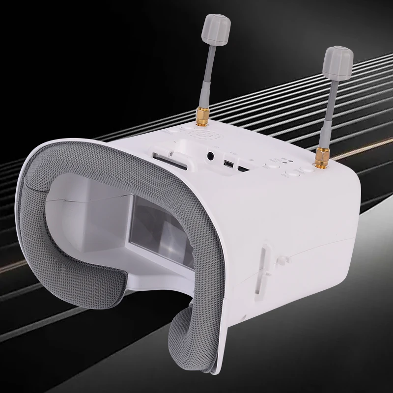 008D PRO FPV Goggles 5.8GHz 40CH Receiver with DVR 4.3inch HD LCD 16:9 3.7V 2000mAh Battery For Racing Drone Micro BWhoop Drone