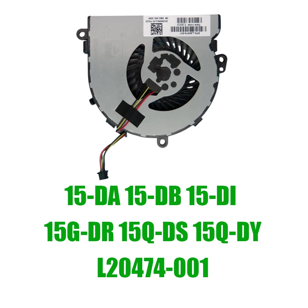 

For HP For Pavilion 15-DA 15-DB 15-DI 15G-DR 15Q-DS 15Q-DY L20474‑001(UMA) DC5V Replacement Laptop CPU Fan