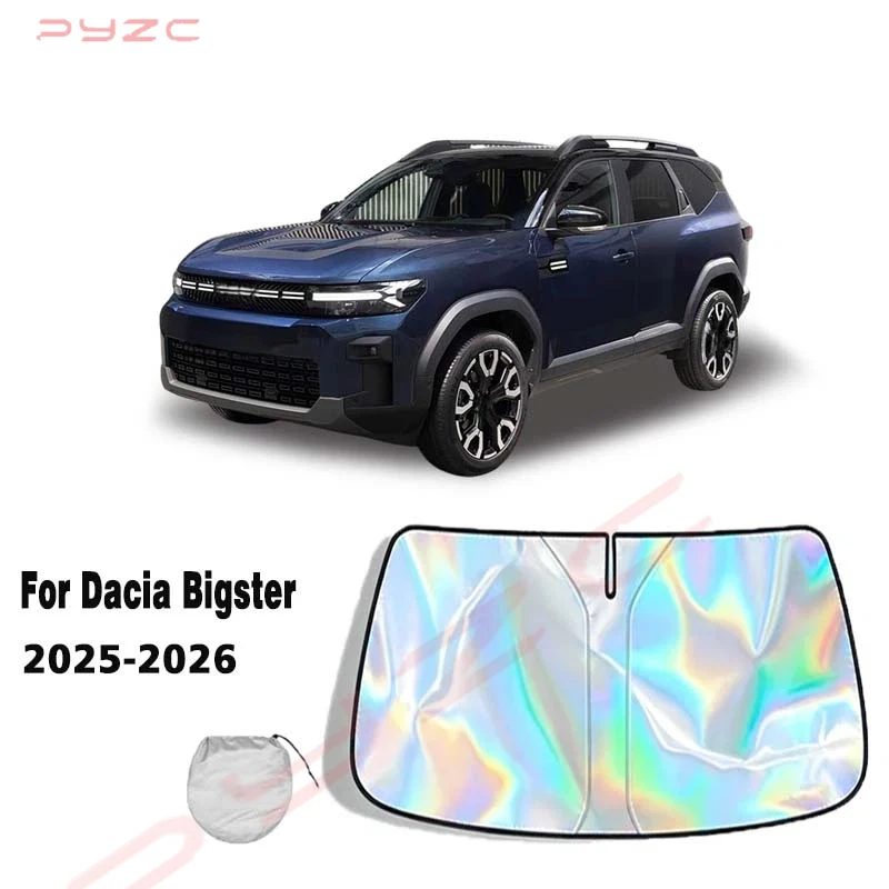 For Dacia Bigster 2025-2026 Car Windshield Sunshade Cover Front Window Sun Shade Visor Auto Interior UV Protection