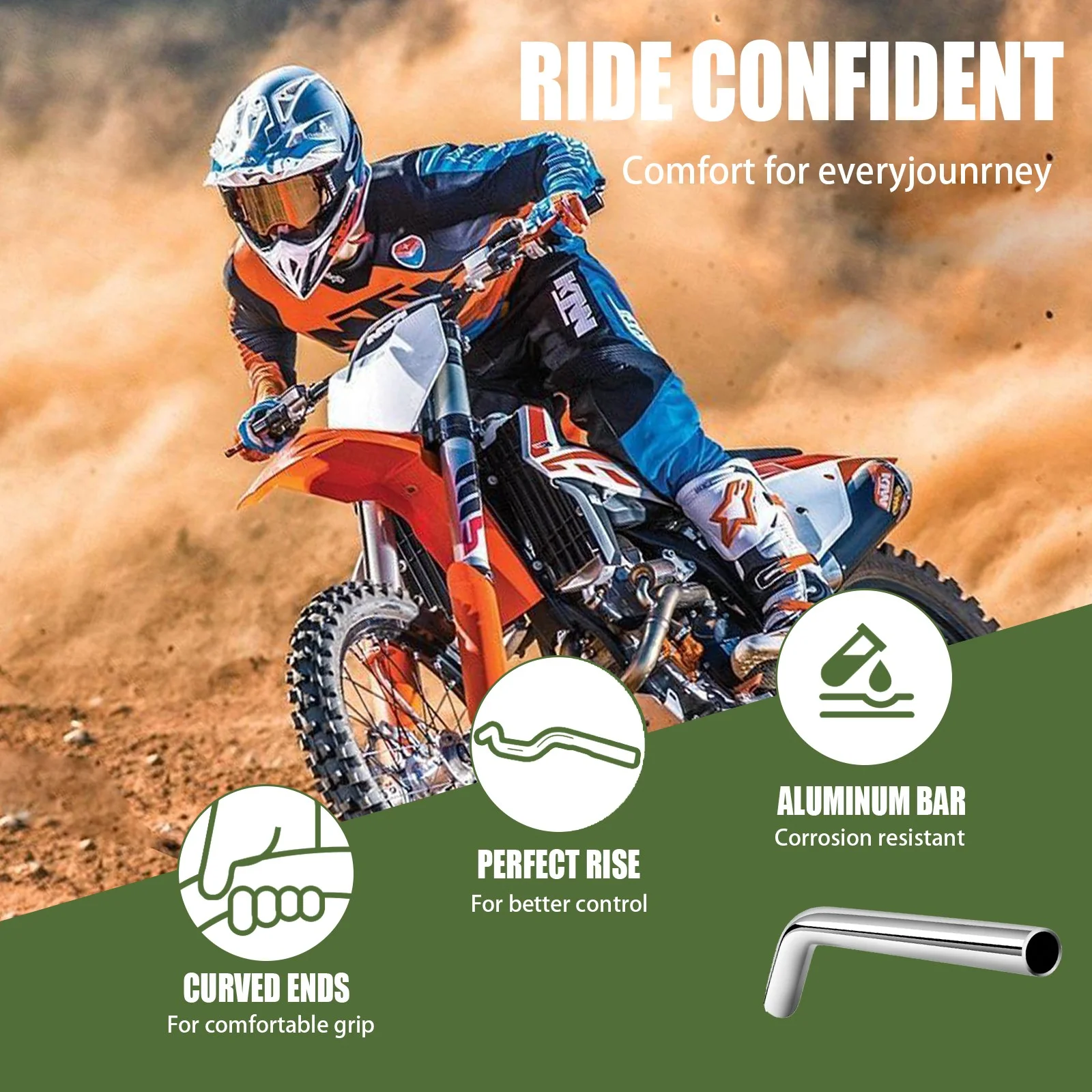 7/8 "22 مللي متر مقود المقتفي سحب المقود كروم لهوندا CB 125 200 250 500 #5