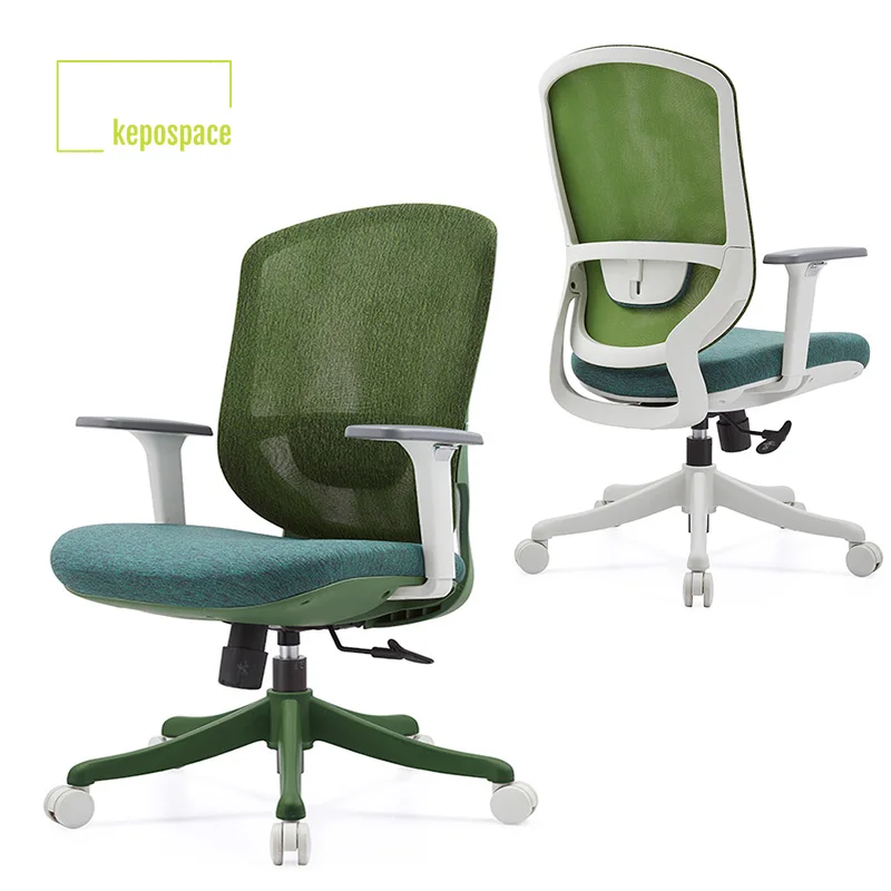 Wholesale Simple Mid Back Staff Mesh Ergonomic Office Chair High Quality Swivel Chairs For Office Visitor Meeting Room Chair