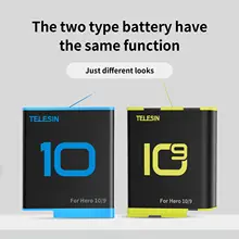 3-Pack 1750mAh Batteries for GoPro Hero 9 with Waterproof Charger #5