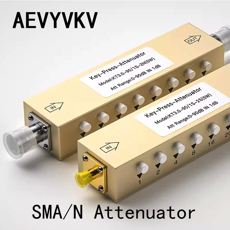 2W/5W tłumik SMA N koncentryczny stały sygnał RF regulowane złącze tłumika dużej mocy typ SMA/N 10/30-90DB 0-6G Adapter