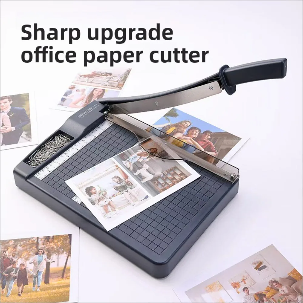 Multifunctional Manual Paper Guillotine Cutter Precision Ruler Paper Trimmer for Photo Scrapbooking Office Stationery Supplies