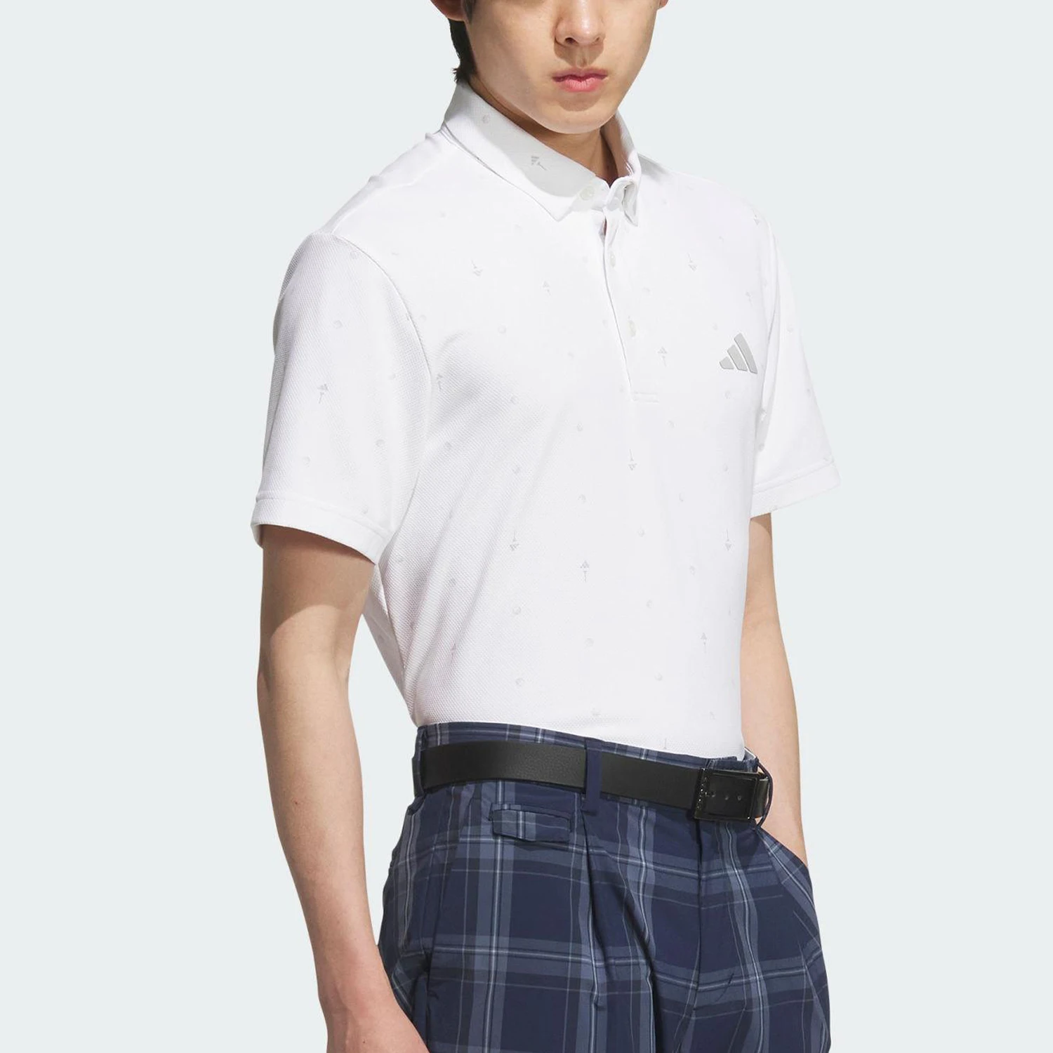 Adidas Official Genuine Summer New Men's Printed Breathable Short Sleeve POLO Shirt JE7146