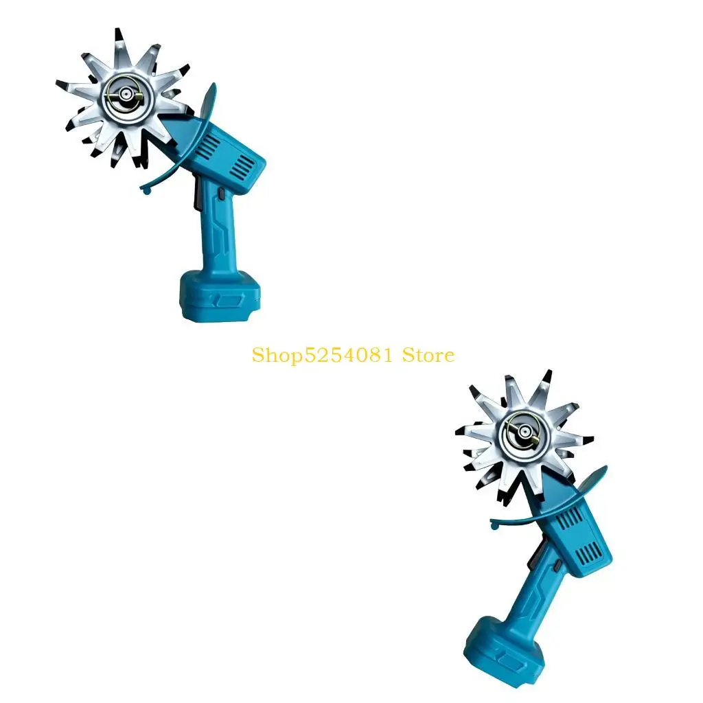 AXYC Soil Loosener Tool Cordless Tiller Cultivator For 18V 21V Battery Powered