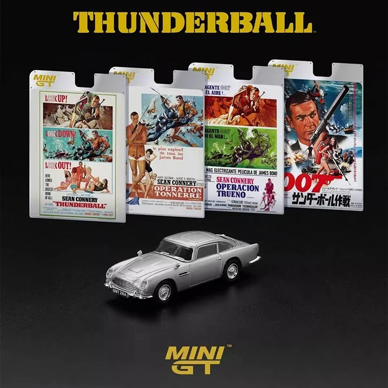 

MINIGT1:64 Aston Martin DB5 007 Movie Series Trailer Alloy Model Car