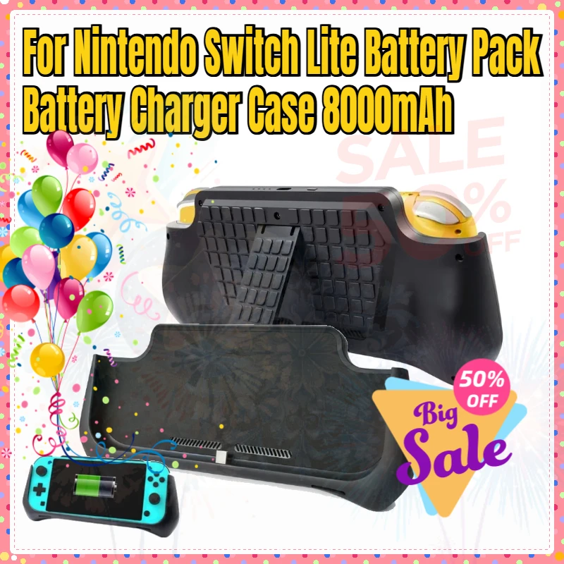 Power Bank Portable for Nintendo Switch Lite Fast Charging Charger Station External Battery Pack Battery Charger Case 8000mAh