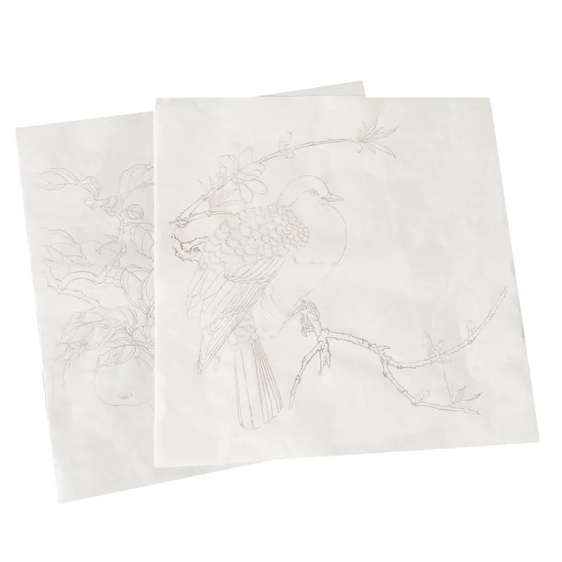 

Meticulous Brushwork Line Drawing Manuscript Traditional Chinese Painting Ripe Xuan Paper Hook Line Painting Line Draft Beginner