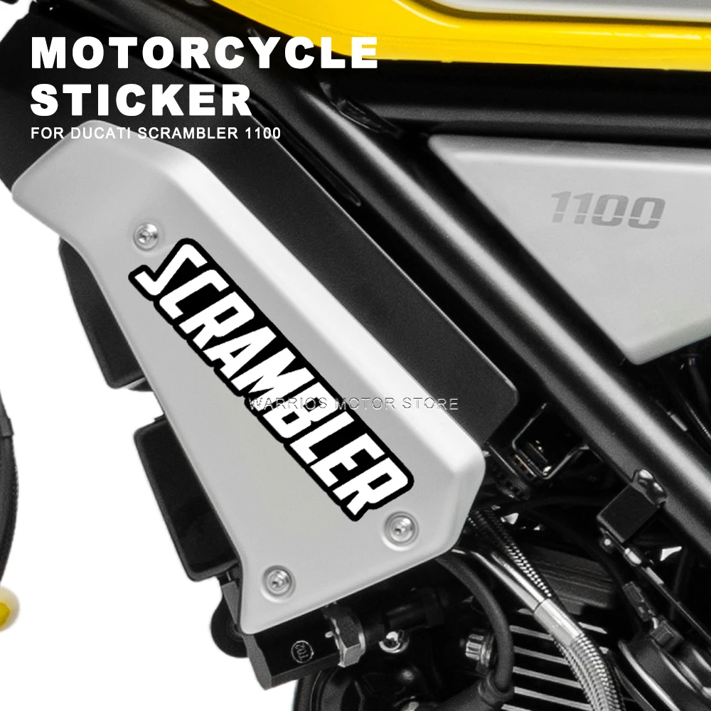 Pegatinas impermeables para motocicleta, calcomanía para Ducati Scrambler 1100