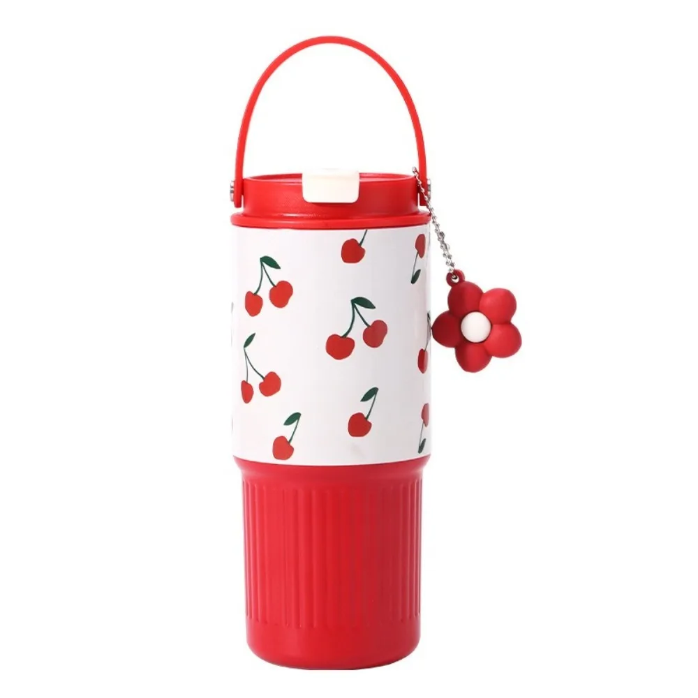 316 Stainless Steel Thermo Water Bottle 750ML with Drinking Straw Tumbler Insulated Large Capacity Drinking Straw Cup Coffee Tea