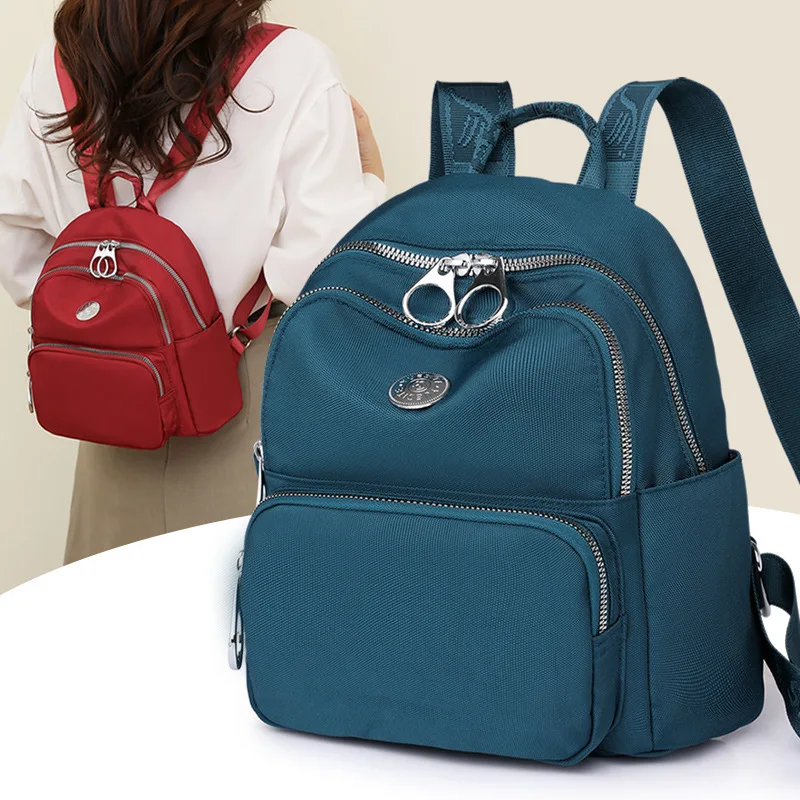 Women Waterproof Nylon Small Travel Backpacks Fashion School Bags for Teenage Girls Female Daypack Mini Shoulder Rucksack