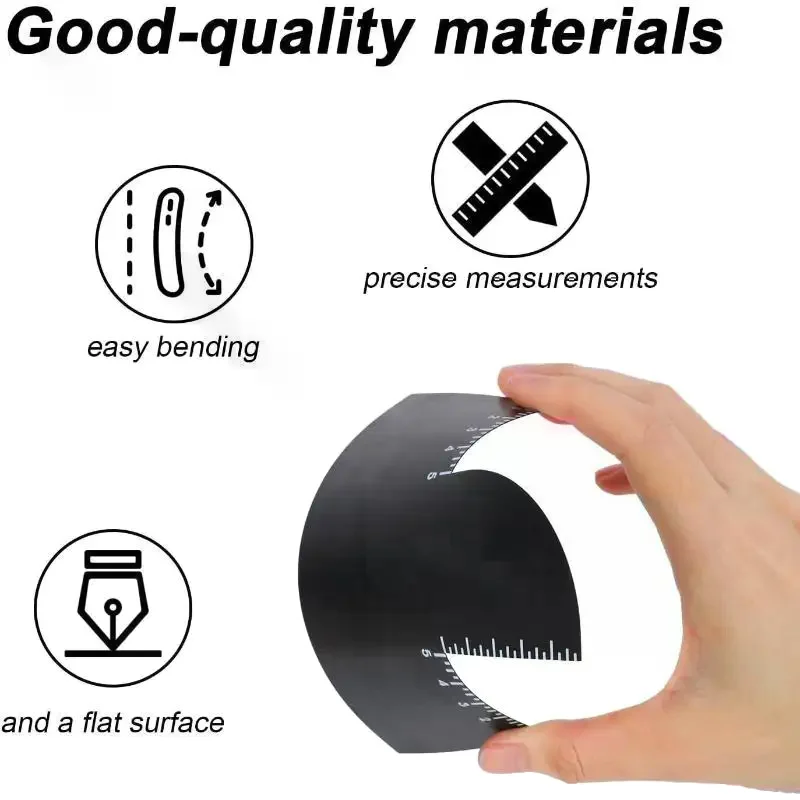 Hairline Enhancement Card Beard Line Up Shaping Tool Lineup Guide Perfect For Styling Edging Barber Hair Grooming
