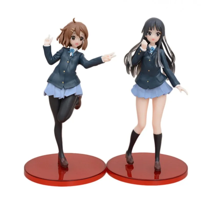 20cm Yui Hirasawa Mio Akiyama Figurine Decoration Model Doll Toys Gift For Girl Wholesale