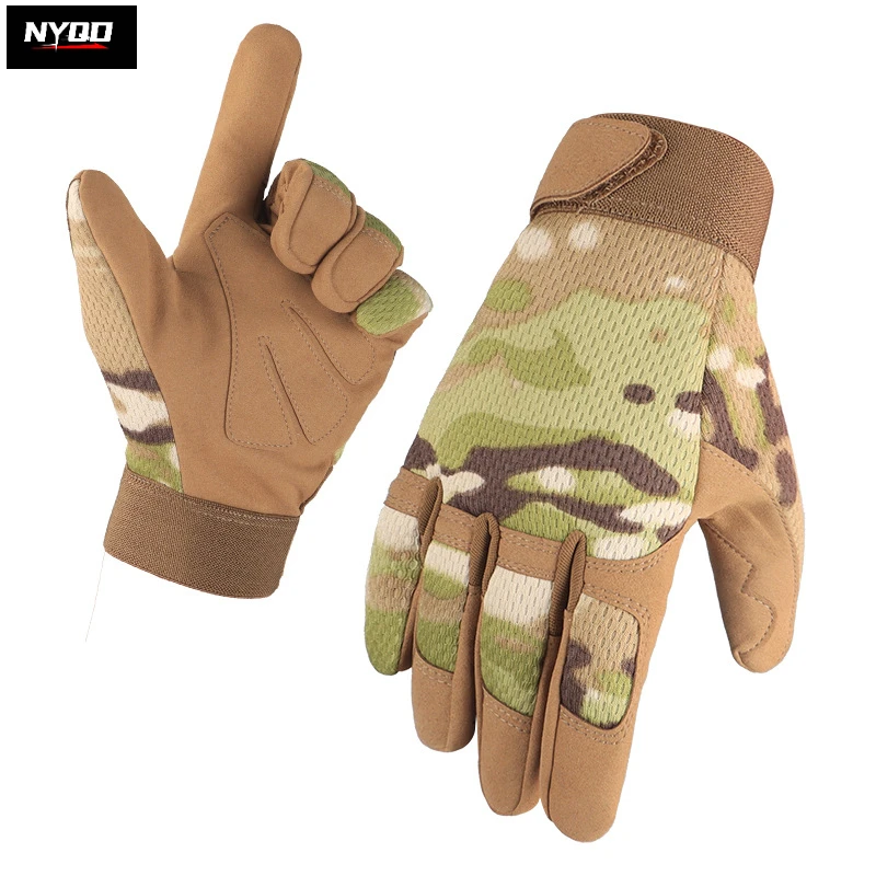 Outdoor Tactical Sports Breathable Gloves Mountaineering and Cycling Anti-cut and Anti-slip Labor Protection Supplies