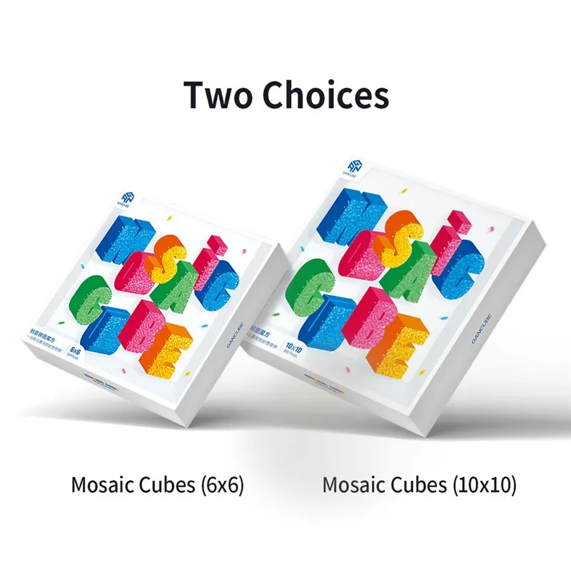 [Picube] Gan 10x10 kostki mozaikowe 6x6 DIY Puzzle magiczna kostka 10x10x10 magnetyczne kreatywne 6x6x6 obrazy dekoracyjne zabawki dla dzieci
