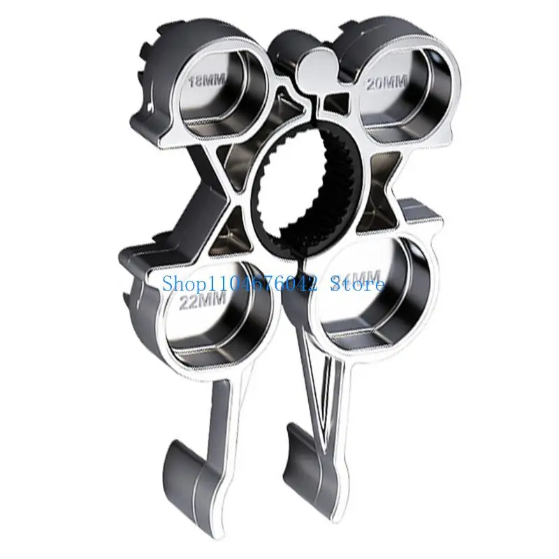 

5asd Heavy Duty Metal 12 Function Faucet Repair Compact Design Ergonomic Metal Grip Suitable for Home & Professional Use